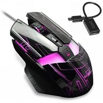 Qisan® du 500 - 2000dpi ratón Gaming vienen con Gratis Android Micro USB 2.0 Cable de datos OTG