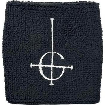 Ghost Grucifix - Wristband Unisex Muñequera Negro, 80% algodón, 12% Elastano, 8% poliéster,