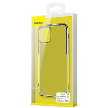 Funda Glitter Plateada Baseus para iPhone 11 Pro Max - Plástico Duro