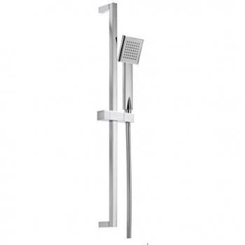 Tres Griferia - Kit Anticalcárea Cuadro‑Mini Latón Long. 900 Mm. Flexo Satin
