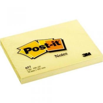 Post-It 709574 - Bloc de notas, 6 x 102 mm, color amarillo