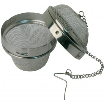 MSV Bola para Especias Y Te, Acero Inoxidable, Cromado, 8.6 cm
