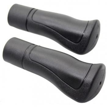 Herrmans Ergo - Puños para Bicicleta, Color Negro