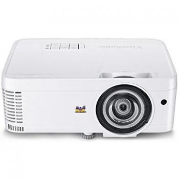 ViewSonic PS600W 3,700 Lumens WXGA HDMI Networkable Short Throw Projector for Home and Office