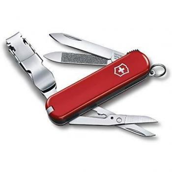 Victorinox Cortaúñas Multiusos Nail Clip 580 - 8 Funciones, 65mm, Rojo