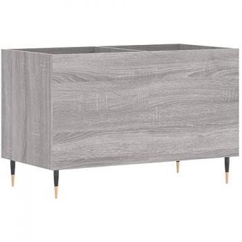 Mueble discos madera contrachapada gris sonoma 74,5x38x48 cm vidaXL