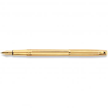 Pluma caran d'ache madison cisele chapada oro plumin medio
