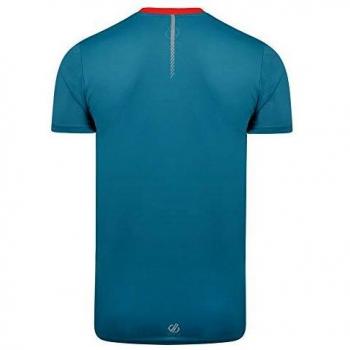 Dare 2b tee T- Camiseta técnica Ligera para Hombre Underlie, Hombre, DMT483 5NQ60, FryRed/Ocean, Medium