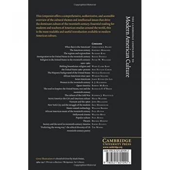 Cambridge Companion to Contemporary American Culture
