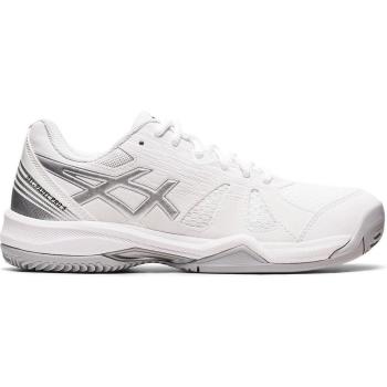 Asics Gel-Padel Pro 5 Zapatillas de Pádel para Mujer - Blanco y Plateado, Talla 42