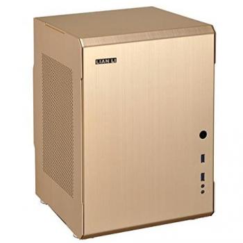 Lian Li PC-Q34 Mini-Tower Oro - Caja de ordenador