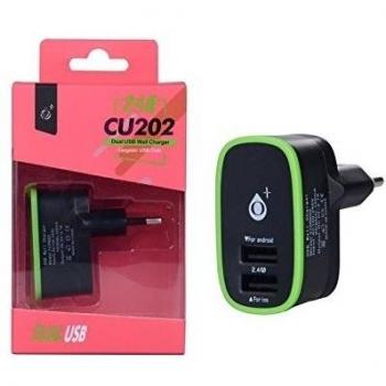 One Plus 801102c - Enchufe con 2 Puertos USB