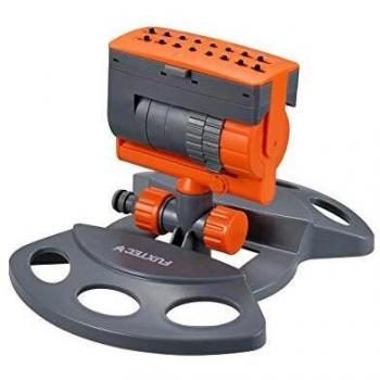 Aspersor Pendular FUXTEC FX-PRG1 para superficies de 9-216 m², bajo consumo, alcance de 3-18 m