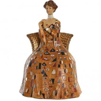 Figura Decorativa DKD Home Decor Amarillo Resina (21,5 x 18,5 x 31 cm)