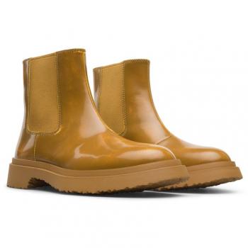 CAMPERLAB Walden Ankle Boots for Women - Yellow, Smooth Leather, Size 42/Size 11