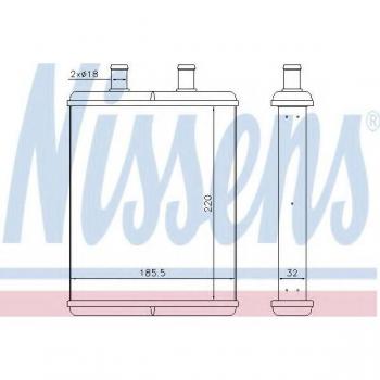 Calefactor de Intercambiador de Calor NISSENS 71817, calefacción interior, diseñado para un rendimiento óptimo en vehículos, fabricado con materiales de alta calidad para asegurar durabilidad y eficiencia térmica