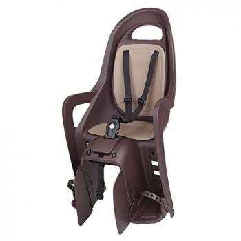Silla Portabebés Polisport Move Groovy CFS Trasera para Montaje en Portaequipajes Marrón Oscuro