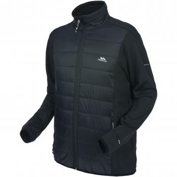 Trespass Ade - Chaqueta de running para hombre, color negro, talla M