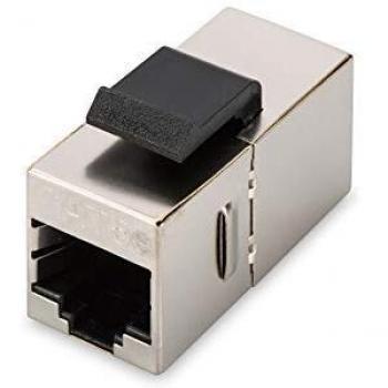 DIGITUS Acoplador Keystone Cat-5e Blindado - 2 tomas RJ45-100 MHz 1GBase-T Clase-D - Carcasa metálica