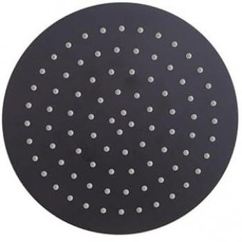 Rociador de Ducha Redondo Ultraslim Ø300mm Inox Negro Mate - Ramon Soler