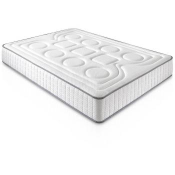 Colchón Viscoelástico Reversible 160x200 cm, Altura 30 cm, Ortopédico y Hipoalergénico, Adaptable con 7 Zonas de Confort y Máxima Transpirabilidad -