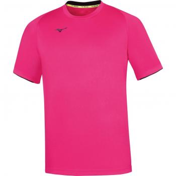 Mizuno Core Short Sleeve Kids T-shirt - Unisex, Pink, 12 Years