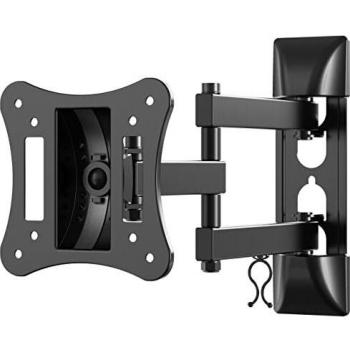 PUTORSEN® Soporte Monitor Giratorio Inclinable, Soporte de Pared para Monitor para la Mayoría de los 13-27 Pulgadas LED, LCD Monitor de hasta VESA 100x100mm y 15kg