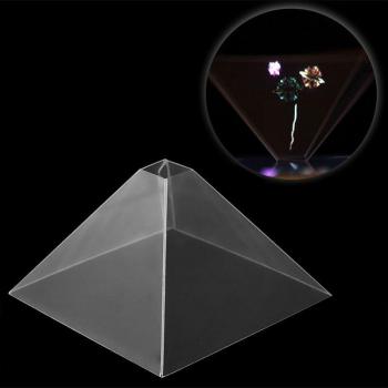 Proyector Pirámide Holográfico 3D para Smartphone de 3,5-6,5