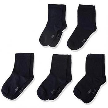 NAME IT Nmmsock 5p Noos, Calcetines para Bebés, Azul Dark Sapphire, 22