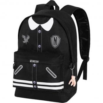 Mochila Varsity Miércoles 41x30x18cm Karactermania