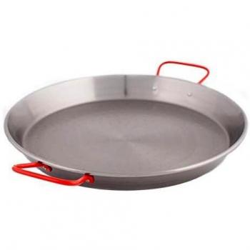 LA IDEAL - Paellera valenciana para 10 personas, 42 cm, Gris