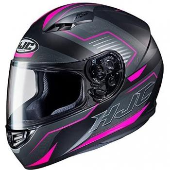 HJC CS-15 Cascos, Hombre, Trion Black/Pink, XS