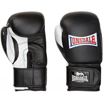 Lonsdale Pro Safe Caja Guante, todo el año, unisex, color negro/blanco, tamaño 340 g
