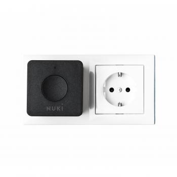 NUKi Bridge, Abrepuertas automático con Bluetooth y WiFi, extensión Smart Smart Lock, Cerradura electrónica WiFi, Acceso Remoto, Amazon Alexa, Apple HomeKit, Google Home, Smart Home