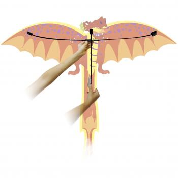 AK Sport 0911114 – Rhombus de Pop Up 3d Dragon , color/modelo surtido