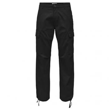 ONLY & SONS ONSRay Life 0020 Ribstop Cargo Trousers Black