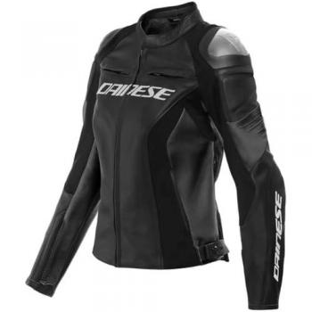 Chaqueta de Cuero Dainese Racing 4 Negra para Mujer