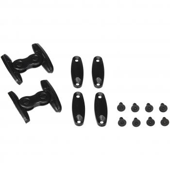 Mecanismo Regulable Multiajustable PUIG 6271N - Soporte de Parabrisas Universal Negro con Fijación por Tornillos