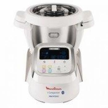 Moulinex I-Companion 1500W 4.5L Acero inoxidable, Color blanco