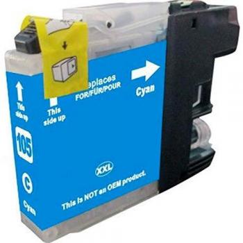 Cartucho de Tinta Compatible 16ML para Impresoras Brother DCP-J4110W, MFC-J4410, J4510, J4610, J4710D - ARLC125XLC
