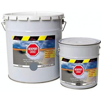 Pintura Epóxica para Suelo de Garaje REVEPOXY - Gris Telegris 2 RAL 7046 - 5 kg (hasta 16 m² en 2 capas) - ARCANE INDUSTRIES