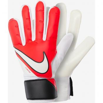 Guantes de portero Nike GK Match Coral Fluor 637, características: diseño en color coral fluor, talla infantil (7), material ligero y transpirable, palma de látex para un mejor agarre, ajuste cómodo con cierre de velcro