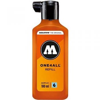 Tinta Acrílica Molotow One4All 180 ml - Color Naranja Atrevido (085)