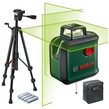 Bosch nivel láser de líneas cruzadas AdvancedLevel 360 con trípode prémium