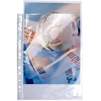 Exacompta 5910E - Bolsa de 10 fundas con multitaladros, A4