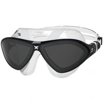 Zoggs Máscara de Natación Horizon Flex, Unisex-Adulto, Transparente/Negro/Tinte Ahumado
