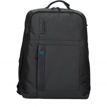 Piquadro Blue Unisex Laptop and iPad Backpack, Size: ONE SIZE, 44 cm laptop compartment