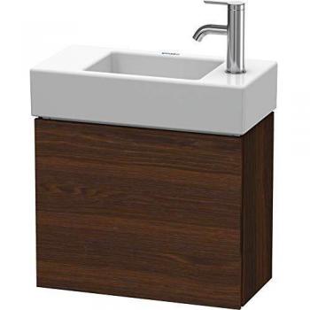 Mueble bajo lavabo Duravit L-Cube 48x24x40cm, suspendido, con puerta izquierda, en nogal cepillado