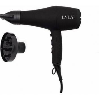 Secador de Pelo LVLY Home Deluxe 2200W con Difusor, Boquilla y Cepillo - 3 Modos
