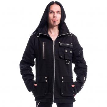 Men's Spring/Fall Jacket Chemical Black - ARSEN - Size S